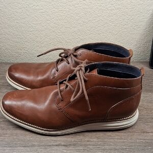 Cole Haan Tan Leather Chukka Boots